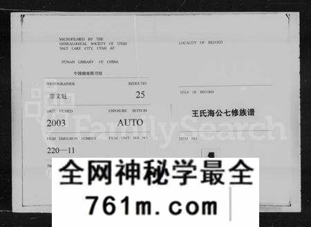 湖南王氏族谱-王氏海公七修族谱 [18卷,含卷首].pdf电子版