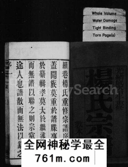 江苏杨氏族谱-杨氏宗谱 [16卷](别名：罗巷杨氏宗谱).pdf电子版