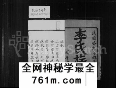 湖南李氏族谱-李氏族谱 [18卷,首2卷,末1卷].pdf电子版