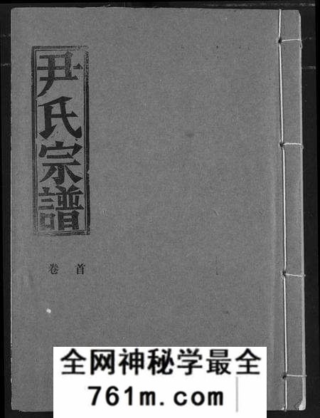 湖北尹氏族谱-尹氏宗谱.pdf电子版