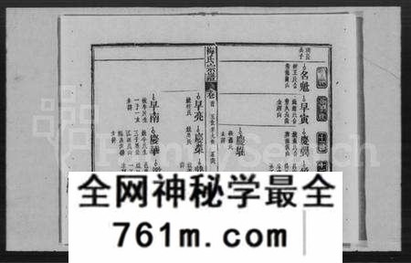 湖北梅氏族谱-梅氏宗谱 [2卷,首1卷](别名：梅氏七修宗谱).pdf电子版