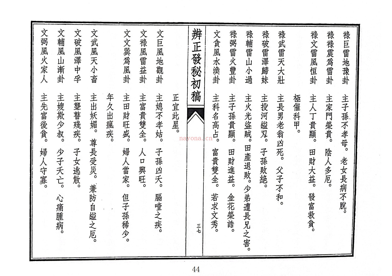 玄空六法地理辨正发秘初稿