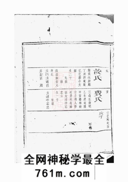 长沙雁门堂童氏族谱