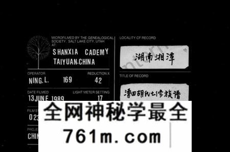 湖南胡氏族谱-胡氏族谱 [12卷,首1卷].pdf电子版