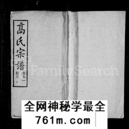 湖北高氏族谱-高氏宗谱 [42卷,首6卷](别名：楚黄高氏宗谱).pdf电子版