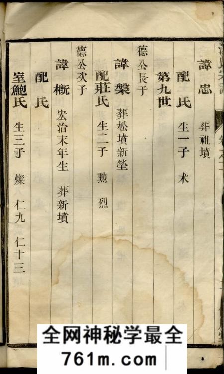 馀庆堂汤氏宗谱