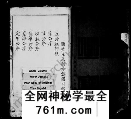 江西王氏族谱-信邑西乡王氏族谱 [残卷].pdf电子版