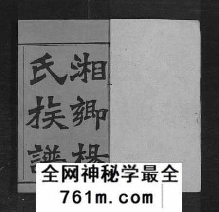 湖南杨氏族谱-上湘桐瑞台杨氏族谱 [22卷,及卷首末].pdf电子版