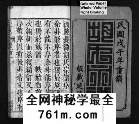 湖北胡氏族谱-胡氏宗谱 [20卷,首4卷](别名：Hu Shi Zong Pu).pdf电子版