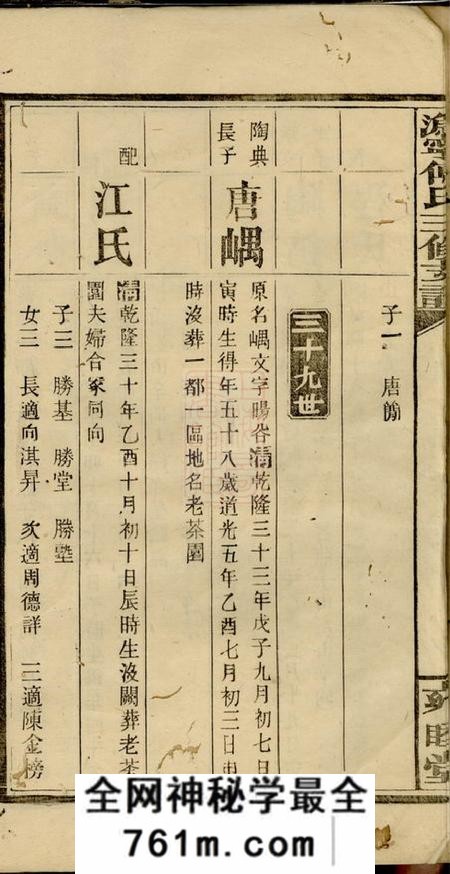 宁乡雍睦堂沩宁傅氏三修支谱