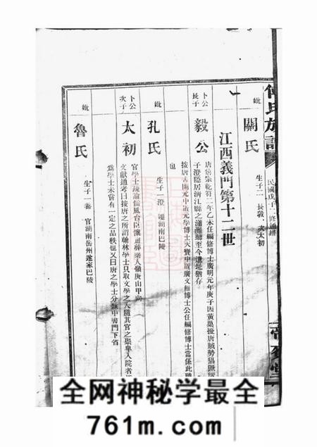 岳阳帝赉堂傅氏族谱