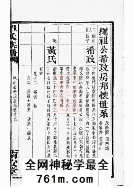 湖南南安堂单氏族谱不分卷
