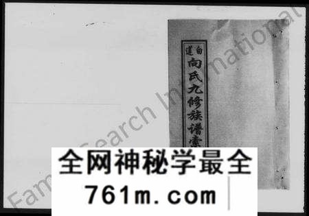 湖南向氏族谱-白莲向氏九修族谱 [73卷,及索引].pdf电子版