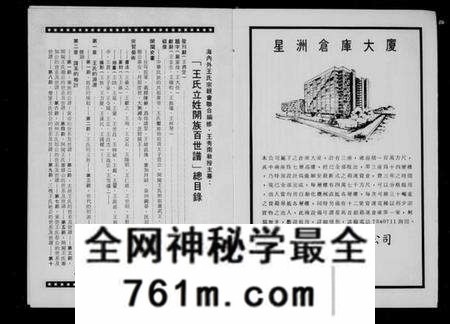 中国王氏族谱-王氏立姓开族百世谱暨海内外王氏宗亲会联谊录 = Summary of the genealogy of Wang’sClan(别名:Summary of the ge