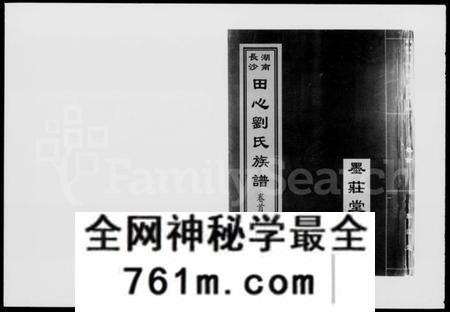 湖南刘氏族谱-湖南长沙田心刘氏族谱 [卷数杂异].pdf电子版