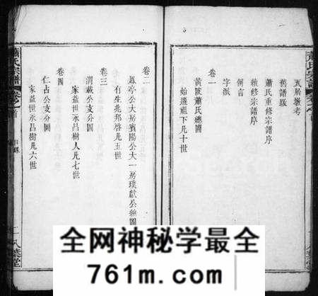 湖北萧氏族谱-萧氏宗谱 [20卷,首未各1卷](别名：黄陂萧氏).pdf电子版