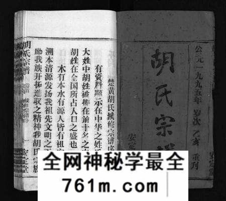 湖北胡氏族谱-胡氏宗谱 [11卷,首1卷](别名：楚黄胡氏宗谱、楚黄胡氏续修宗谱、Hu shi zong pu).pdf电子版