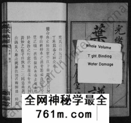 浙江叶氏族谱-叶氏族谱 [14卷,及卷首].pdf电子版