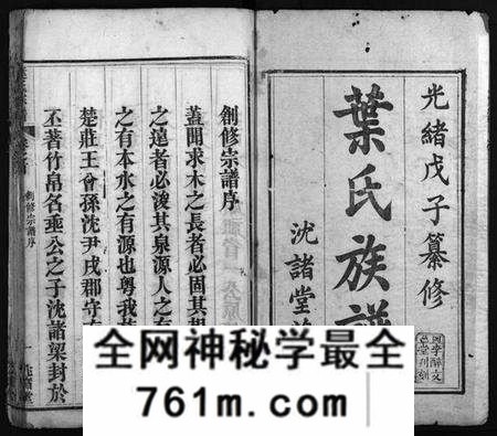 湖北叶氏族谱-叶氏宗谱 [8卷,首1卷](别名：叶氏族谱、Ye Shi Zong Pu、叶氏宗谱).pdf电子版