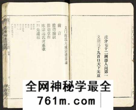 湖北陈氏族谱-义门陈氏大成宗谱 [16卷,及卷首](别名：义门陈氏宗谱、Yimen Chen Shi Da Cheng Zong Pu、义门陈氏大成宗谱).pdf电子版