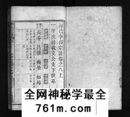 湖北李氏族谱-冈邑李裕宗谱 [残卷](别名：Gang Yi Li Yu Zong Pu、李氏宗谱).pdf电子版