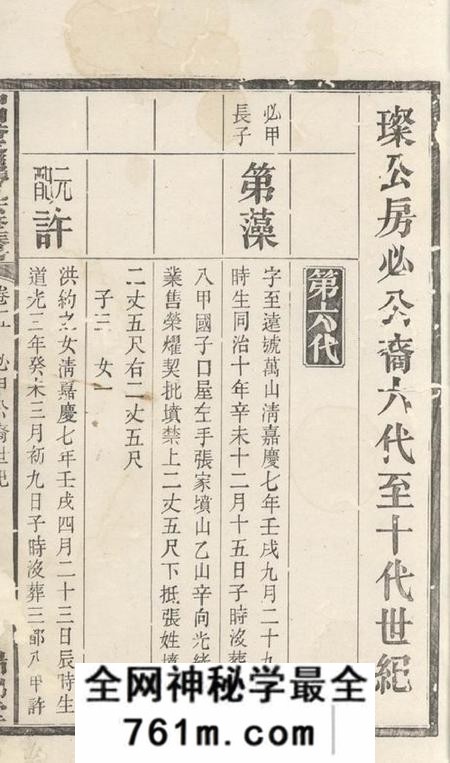 湖南湘潭瑞锦堂中湘裕家湾冯氏六修族谱