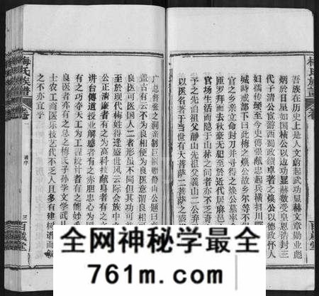 湖北梅氏族谱-梅氏族谱 [44卷,首4卷].pdf电子版