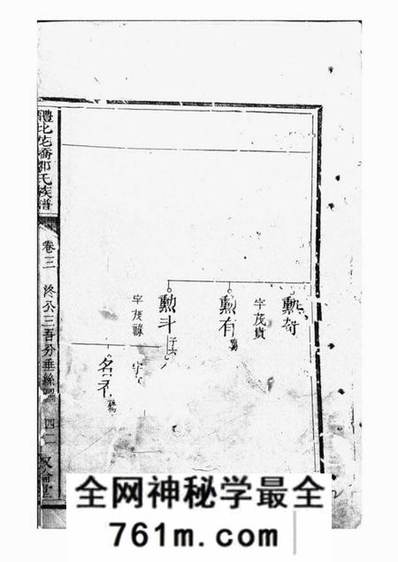 醴陵叙伦堂醴北花桥邹氏族谱