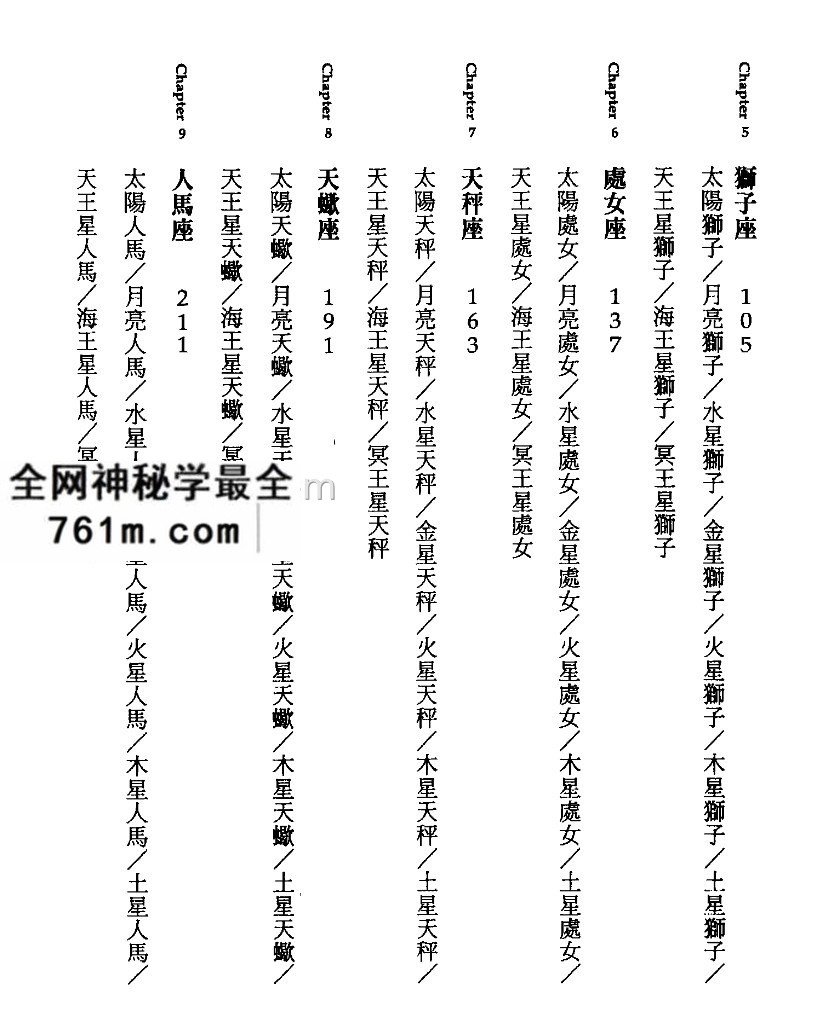 韩良露·十二星座