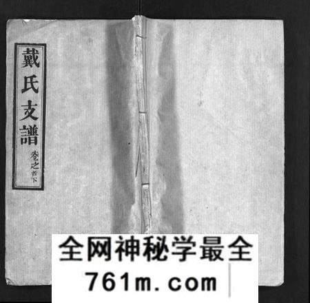 湖北戴氏族谱-戴氏支谱 [9卷,首2卷](别名：Dai Shi Zhi Pu).pdf电子版