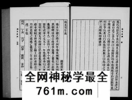中国未知族谱-南北史表(别名:北史).pdf电子版