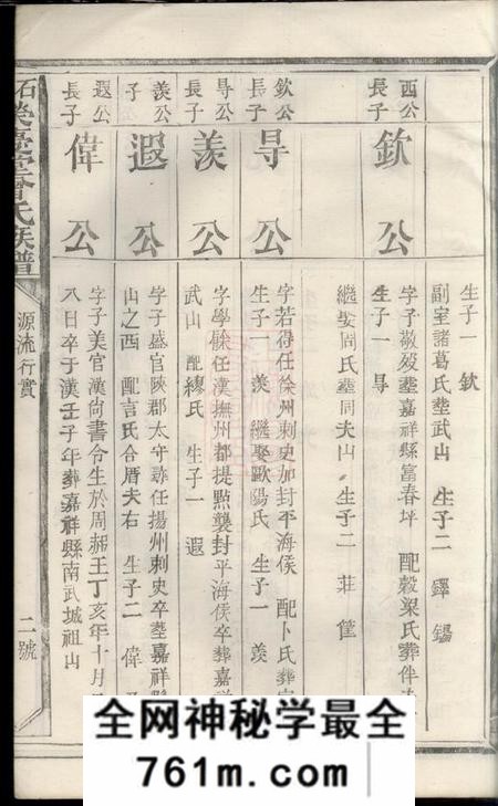江西上犹石门荣庆堂曾氏族谱