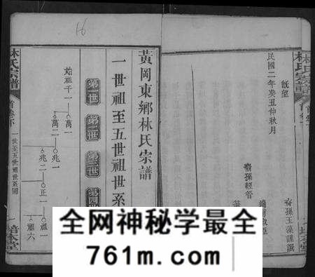 湖北林氏族谱-林氏宗谱 [残卷](别名：黄冈东乡林氏宗谱、Lin Shi Zong Pu).pdf电子版