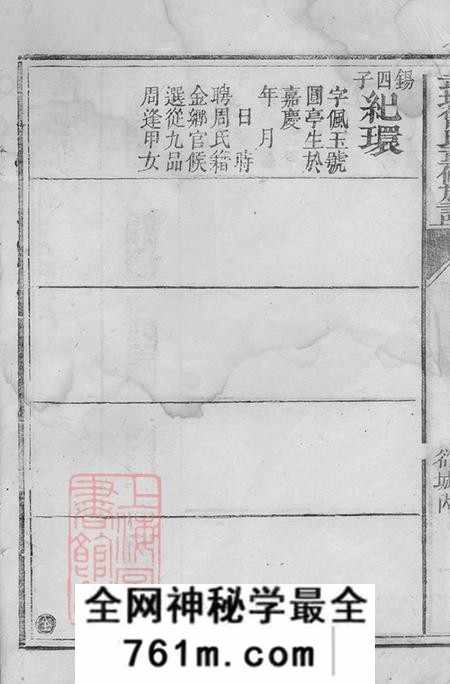 湖南平江武城曾氏重修族谱不分卷