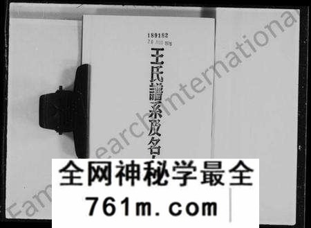 中国王氏族谱-王氏谱系及名人志.pdf电子版