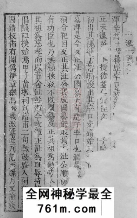 新安新安程氏统宗补正纪实一卷