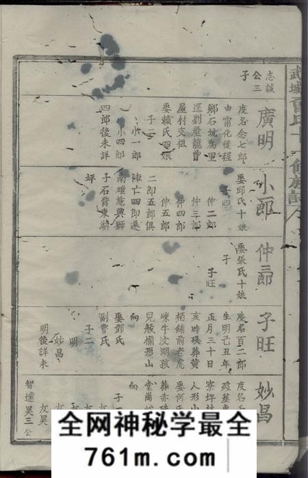 瑞金东鲁武城曾氏十一修族谱不分卷