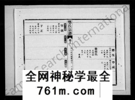 湖北陈氏族谱-义门陈氏宗谱 [6卷,及卷首].pdf电子版