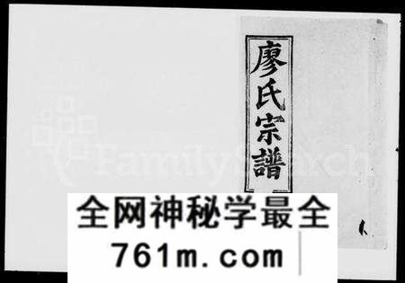湖北廖氏族谱-廖氏宗谱 [56卷,首8卷].pdf电子版
