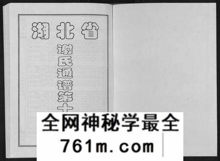 湖北谢氏族谱-谢氏宗谱.pdf电子版