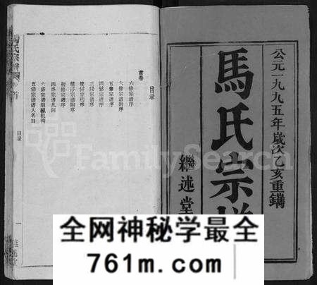 湖北马氏族谱-马氏宗谱 [41卷,含首1卷].pdf电子版