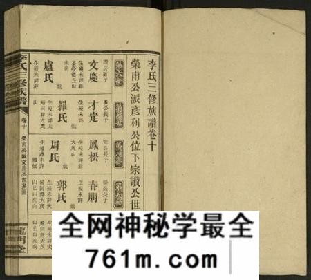 湖南李氏族谱-李氏三修族谱 [11卷及卷首2].pdf电子版