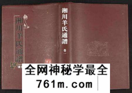 湖南羊氏族谱-湘川羊氏通谱 [5卷].pdf电子版