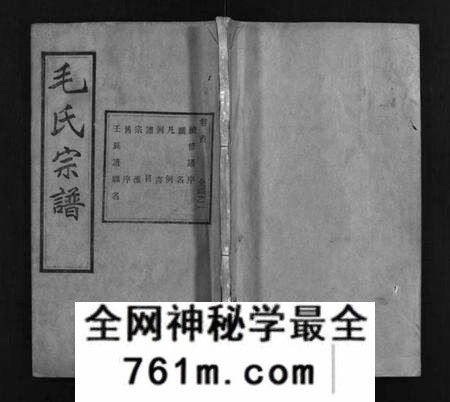 湖北毛氏族谱-毛氏宗谱 [谱前7卷,世系15卷,首1卷](别名：Mao Shi Zong Pu).pdf电子版