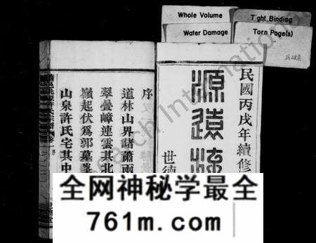 浙江许氏族谱-萧山桃源许氏宗谱 [8卷].pdf电子版