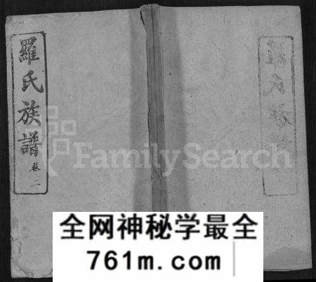 湖北罗氏族谱-罗氏宗谱 [12卷](别名：罗氏族谱).pdf电子版