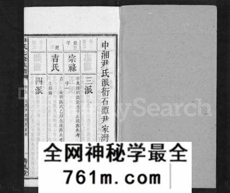 湖南尹氏族谱-尹氏七修族谱 [38卷,首末各1卷].pdf电子版
