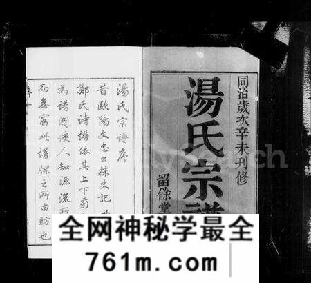 江苏汤氏族谱-暨阳汤氏宗谱 [37卷,含卷首,附家藏集选5卷](别名：汤氏宗谱).pdf电子版