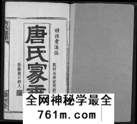 湖北唐氏族谱-唐氏家乘.pdf电子版