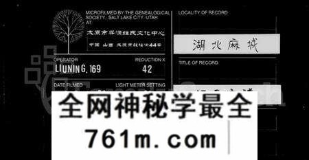 湖北洪氏族谱-洪氏宗谱 [11卷](别名：洪氏三修宗谱).pdf电子版
